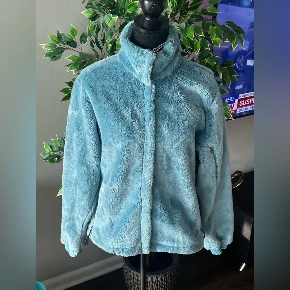 Mountain Hardwear Jacket Womens Medium Fluffy Fleece Windstopper GoreT
